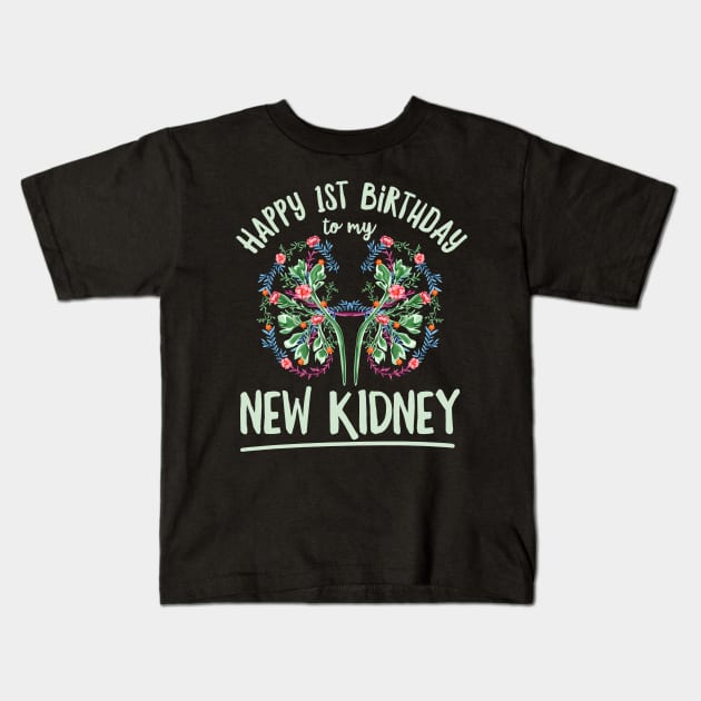 Kidney Transplant Quote for a Kidney Recipient Kids T-Shirt by ErdnussbutterToast